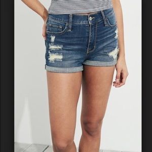 Hollister High Rise Short Shorts